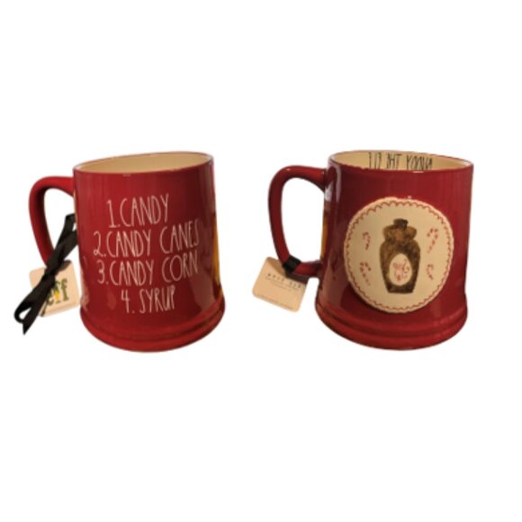 Red Rae Dunn Mug, Buddy The Elf Syrup Mug, 20oz Ceramic Coffee Cup Gift (NWT) - Picture 4 of 4